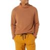 imageAmazon Essentials Mens 100 Cotton Rib Knit Turtleneck SweaterDark Camel