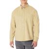 imageAmazon Essentials Mens Modern OversizedFit Cotton ButtonDown ShirtTan