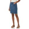 imageAmazon Essentials Womens Classic 5Pocket Denim Skirt Available in Plus SizeMedium Wash