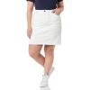 imageAmazon Essentials Womens Classic 5Pocket Denim Skirt Available in Plus SizeWhite
