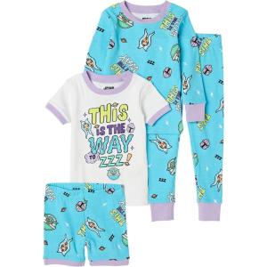 imageAmazon Essentials Disney  Marvel  Star Wars Babies Toddlers and Girls Pajama SetStar Wars Mandalorian Friends