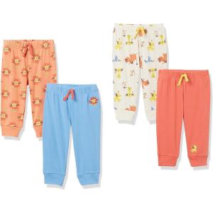 imageAmazon Essentials Disney  Marvel  Star Wars Unisex Babies Jogger Pants with DrawstringLion King Play Eat Roar