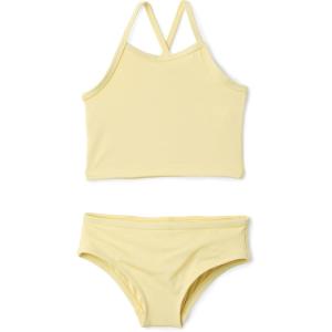 imageAmazon Essentials Girls and Toddlers Tankini SetLight Yellow