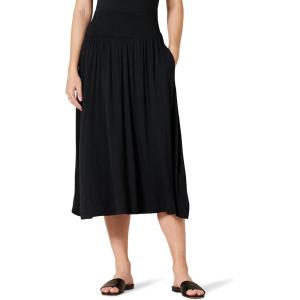 imageAmazon Essentials Womens Jersey Pull On Midi Length SkirtBlack