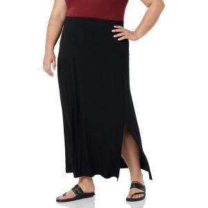 imageAmazon Essentials Womens Lightweight Knit Maxi SkirtBlack