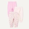 imageAmazon Essentials Unisex Toddlers and Babies Cotton PullOn PantsPinkApples