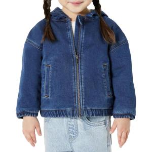 imageAmazon Essentials Unisex Toddlers and Babies Soft Stretch RegularFit Denim JacketStone Medium Wash
