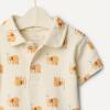 imageAmazon Essentials x Sofia Grainge Baby Boys Short Sleeve Cotton Polo Romper Pack of 2Elephants