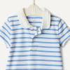 imageAmazon Essentials x Sofia Grainge Baby Boys Short Sleeve Cotton Polo Romper Pack of 2SailboatsUneven Stripe