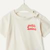 imageAmazon Essentials x Sofia Grainge Toddlers and Baby Boys Cotton Short Sleeve Crewneck TShirts Pack of 2Petit SoleilUneven Stripe