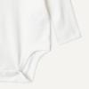imageAmazon Essentials Baby Girls LongSleeved Ruffle BodysuitsLight Heather GreyWhite