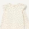 imageAmazon Essentials Baby Girls LongSleeved Ruffle BodysuitsNavyDots