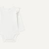 imageAmazon Essentials Baby Girls LongSleeved Ruffle BodysuitsWhite