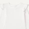 imageAmazon Essentials Baby Girls LongSleeved Ruffle BodysuitsWhite