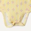 imageAmazon Essentials x Sofia Grainge Baby Girls Cotton Ruffle Sleeve Bodysuit with Embroidered Detail Pack of 2WhiteStripe Floral