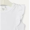 imageAmazon Essentials x Sofia Grainge Baby Girls Cotton Ruffle Sleeve Bodysuit with Embroidered Detail Pack of 2WhiteStripe Floral