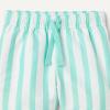 imageAmazon Essentials Boys Quick Dry Swimming Board Shorts Swim TrunksBright Mint Green Stripe