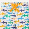 imageAmazon Essentials Boys Quick Dry Swimming Board Shorts Swim TrunksIvory Sharks