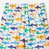 imageAmazon Essentials Boys Quick Dry Swimming Board Shorts Swim TrunksIvory Sharks