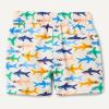 imageAmazon Essentials Boys Quick Dry Swimming Board Shorts Swim TrunksIvory Sharks