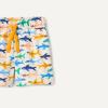 imageAmazon Essentials Boys Quick Dry Swimming Board Shorts Swim TrunksIvory Sharks
