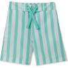 imageAmazon Essentials Boys Quick Dry Swimming Board Shorts Swim TrunksBright Mint Green Stripe