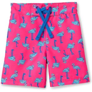 imageAmazon Essentials Boys Quick Dry Swimming Board Shorts Swim TrunksBright Pink Flamingo