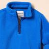 imageAmazon Essentials Boys and Toddlers Midweight Polar Fleece QuarterZip Pullover Jacket Long SleeveBlue