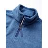 imageAmazon Essentials Boys and Toddlers Midweight Polar Fleece QuarterZip Pullover Jacket Long SleeveBlue Heather