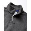 imageAmazon Essentials Boys and Toddlers Midweight Polar Fleece QuarterZip Pullover Jacket Long SleeveCharcoal Heather