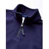 imageAmazon Essentials Boys and Toddlers Midweight Polar Fleece QuarterZip Pullover Jacket Long SleeveNavy