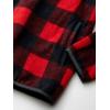 imageAmazon Essentials Boys and Toddlers Midweight Polar Fleece QuarterZip Pullover Jacket Long SleeveRed Exploded Buffalo Check