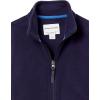 imageAmazon Essentials Boys and Toddlers Polar Fleece FullZip Mock Jacket Insulated Long SleeveNavy