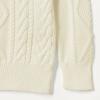 imageAmazon Essentials Boys and Toddlers QuarterZip CableKnit RelaxedFit Cotton SweaterEggshell White