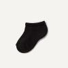 imageAmazon Essentials Unisex Kids and Toddlers Cotton Low Cut Cushioned Socks for Boys Girls Toddlers 14 PairsBlack