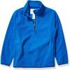 imageAmazon Essentials Boys and Toddlers Midweight Polar Fleece QuarterZip Pullover Jacket Long SleeveBlue