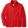 imageAmazon Essentials Boys and Toddlers Polar Fleece FullZip Mock Jacket Insulated Long SleeveRed