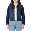 imageAmazon Essentials Unisex Kids Medium Stretch RegularFit Denim Trucker Jacket for Boys and GirlsDark Wash
