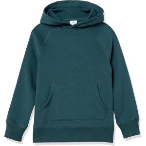 imageAmazon Essentials Boys and Toddlers Fleece Pullover Hoodie SweatshirtsDark Green