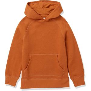 imageAmazon Essentials Boys and Toddlers Fleece Pullover Hoodie SweatshirtsLight Brown
