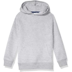 imageAmazon Essentials Boys and Toddlers Fleece Pullover Hoodie SweatshirtsLight Grey Heather