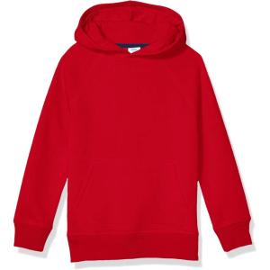 imageAmazon Essentials Boys and Toddlers Fleece Pullover Hoodie SweatshirtsRed