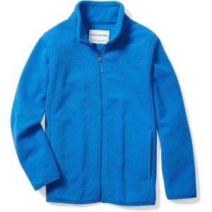 imageAmazon Essentials Boys and Toddlers Polar Fleece FullZip Mock Jacket Insulated Long SleeveBlue