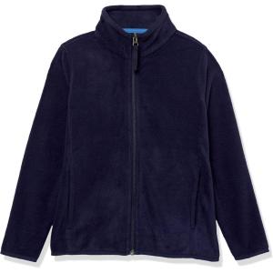 imageAmazon Essentials Boys and Toddlers Polar Fleece FullZip Mock Jacket Insulated Long SleeveNavy