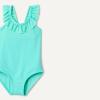 imageAmazon Essentials Girls FrillTrimmed OnePiece SwimsuitBright Mint Green