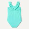 imageAmazon Essentials Girls FrillTrimmed OnePiece SwimsuitBright Mint Green