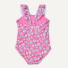 imageAmazon Essentials Girls FrillTrimmed OnePiece SwimsuitHot Pink Shells