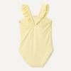 imageAmazon Essentials Girls FrillTrimmed OnePiece SwimsuitLight Yellow