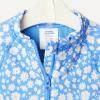 imageAmazon Essentials Girls Long Sleeve Rash Guard OnePiece SwimsuitBlue Ditsy Floral
