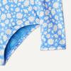 imageAmazon Essentials Girls Long Sleeve Rash Guard OnePiece SwimsuitBlue Ditsy Floral